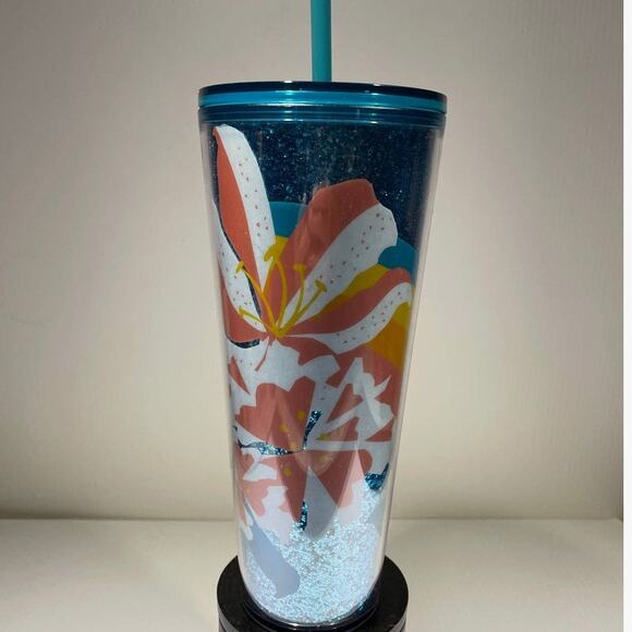 STARBUCKS 2021 Easter Sparkle Blue Bunny Tumbler Cold Cup Hard to Find! - Picture 2 of 10
